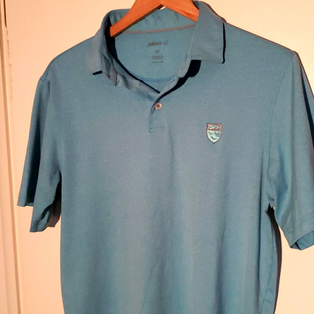 Mint johnnie O Med. Aqua Polo